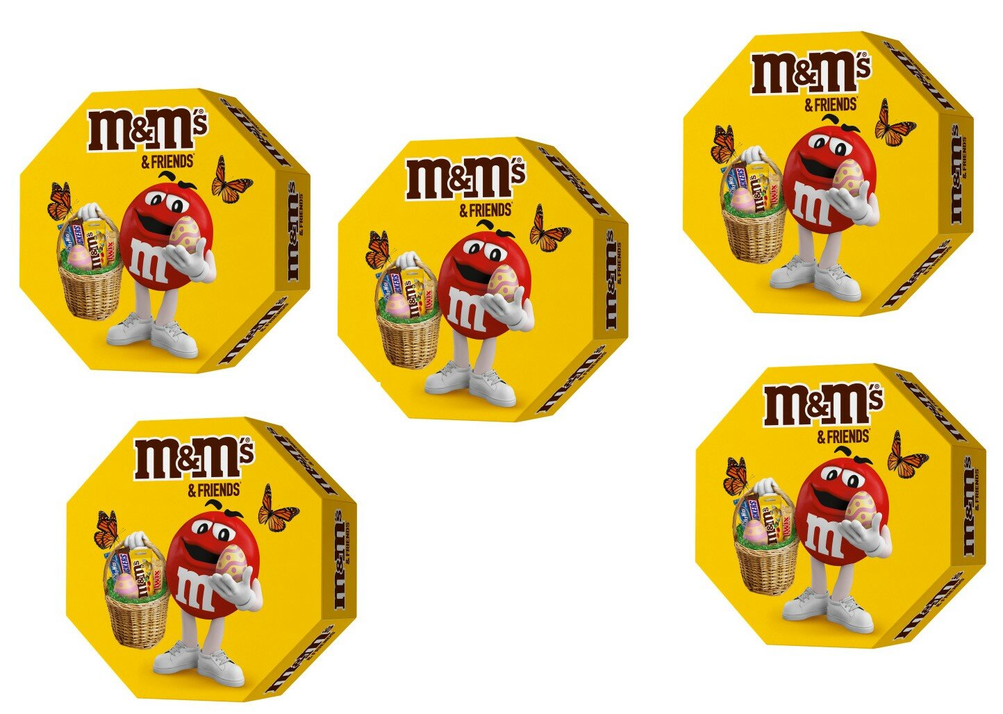 Подарочный Набор M&Ms Friends Minis Пасха 80г5 упаковок