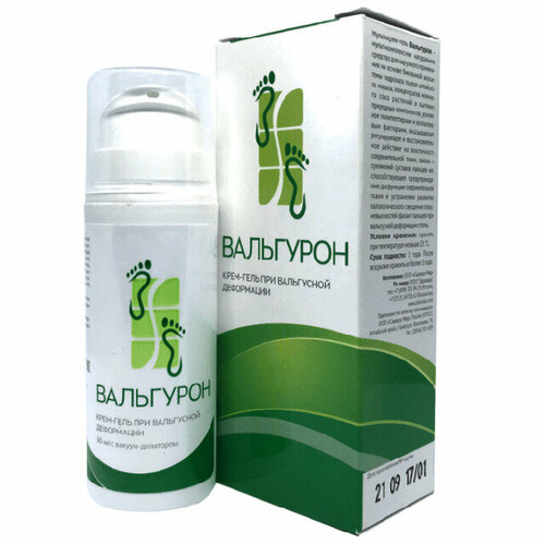 Вальгурон при вальгусной деформации крем-гель 30 мл 566₽