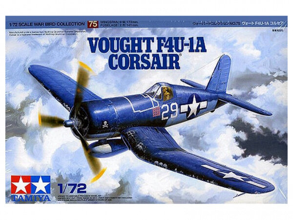 60775 Tamiya Самолет Vought F4U-1A Corsair 1/72