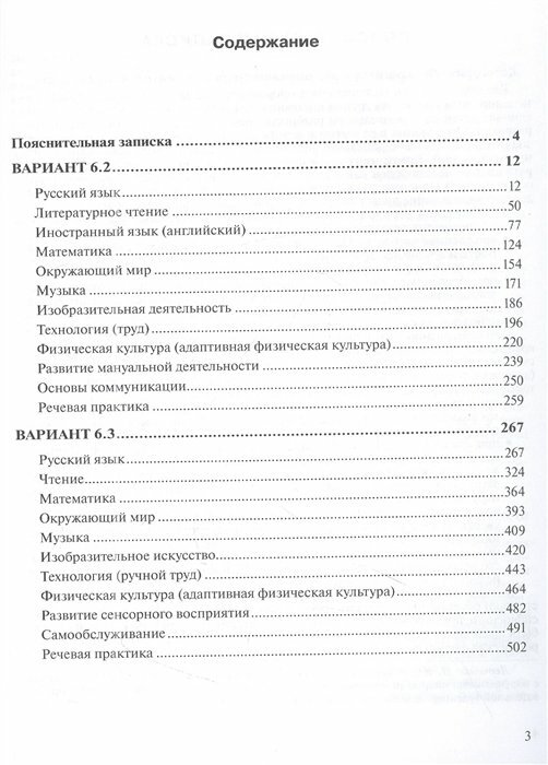 Примерные рабоч. программы по учебн. предметам и коррекц. курсам НОО с НОДА. Вар.6.2, 6.3. 3 класс - фото №2