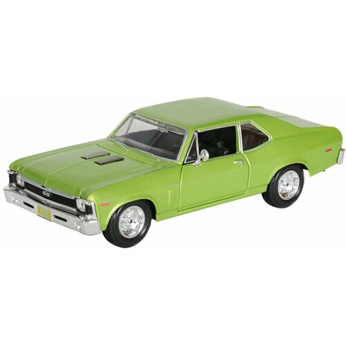 Модель машины maisto 1 24 1970 chevrolet nova ss blue casting alloy car model handicraft decoration collection toy tool gift die casting