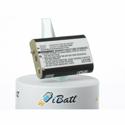 Аккумулятор iBatt 700mAh 3,6V для радиотелефонов аккумуляторная батарея для радиотелефонов panasonic kx ga stb tc