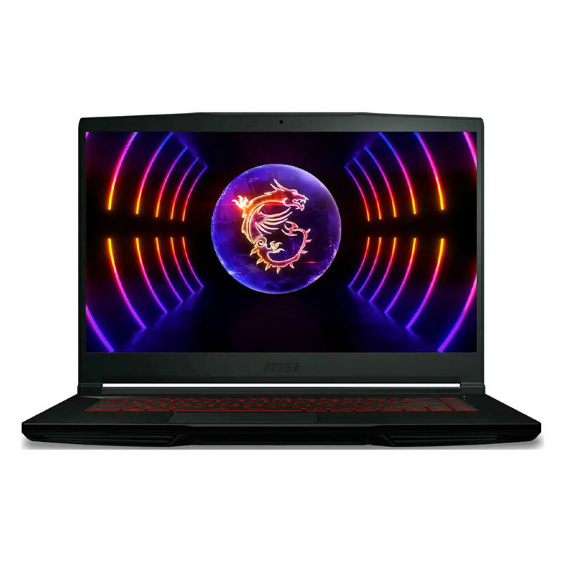 Ноутбук MSI GF63 Thin 12UC-1047XRU 15.6"FHD IPS/i5-12450H 8c/8Gb/256Gb SSD/RTX 3050-4Gb/DOS Черный