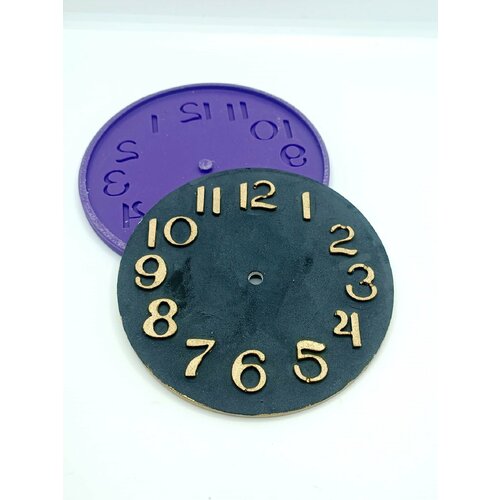 Силиконовая форма Часы с арабскими цифрами английская буква с цифрами подвеска алфавит силиконовая форма своими руками