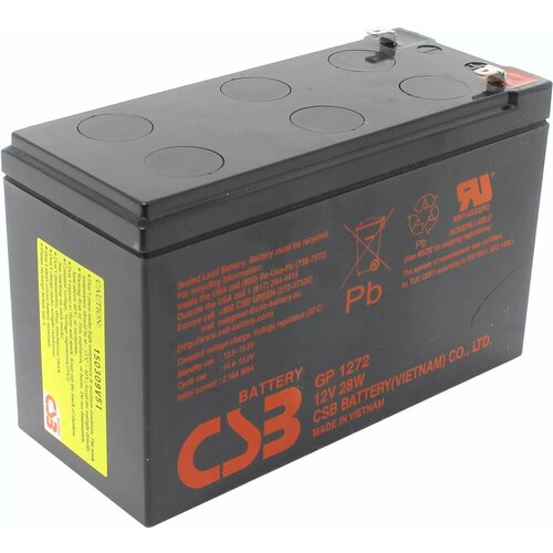 Аккумуляторная батарея CSB GP1272 F1 (12V28W) аккумуляторная батарея csb gp1272 f1 12v28w