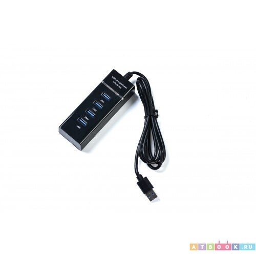 Концентратор KS-IS 1*USB 3.0 3*USB 2.0 F в USB 3.0 Type A M 1.2м - фото №4