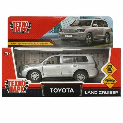 Машина металлическая Toyota Land Cruiser машина toyota land cruiser 12 5 см металлическая инерционн