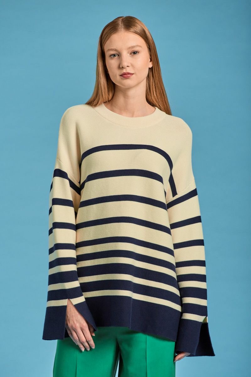 Джемпер GANT BRETON STRIPE C-NECK