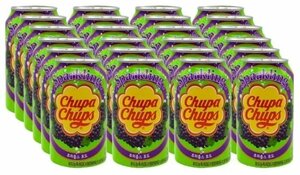 Chupa Chups Grape/Виноград, (Корея) 345 мл, 24 шт