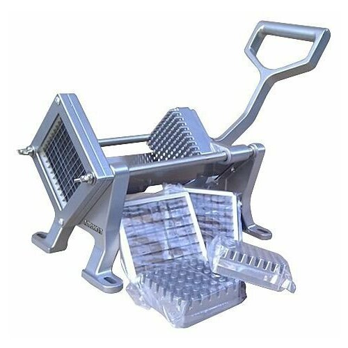 Овощерезка ручная AIRHOT CP-03 пресс для нарезки картофеля фри и овощных палочек 3 матрицы 80x80 мм в комплекте размеры ячеек 8x8 мм 10x10мм 12x12 мм 11673₽