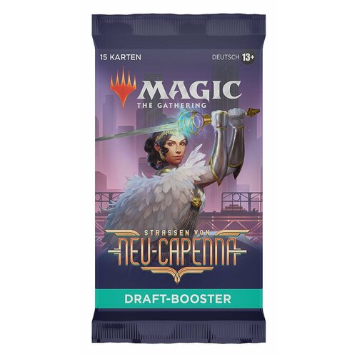 Драфт-бустер Magic: the Gathering Streets of New Capenna (на немецком языке) mtg колода commander deck maestros massacre издания streets of new capenna на английском языке