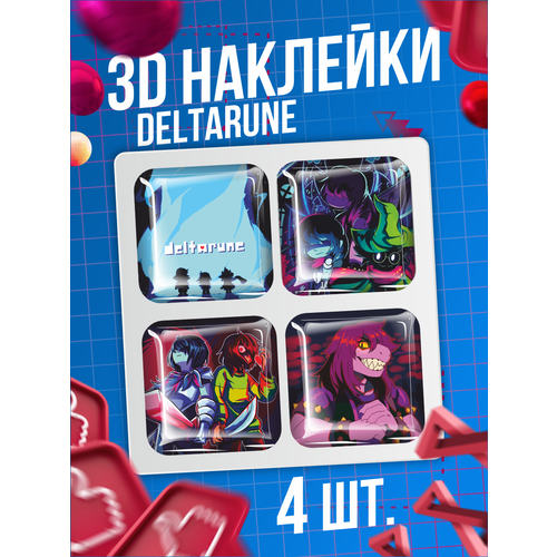 Наклейки на телефон 3D стикеры Deltarune Дельта Руна игра