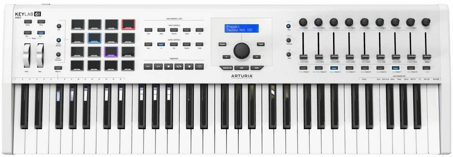 Arturia KeyLab Essential 61 MK3 White