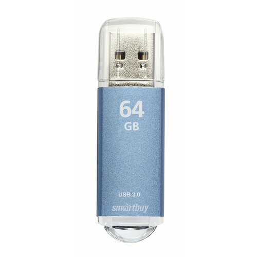 USB-накопитель SmartBuy V-Cut series 64 GB USB 3.0, голубой