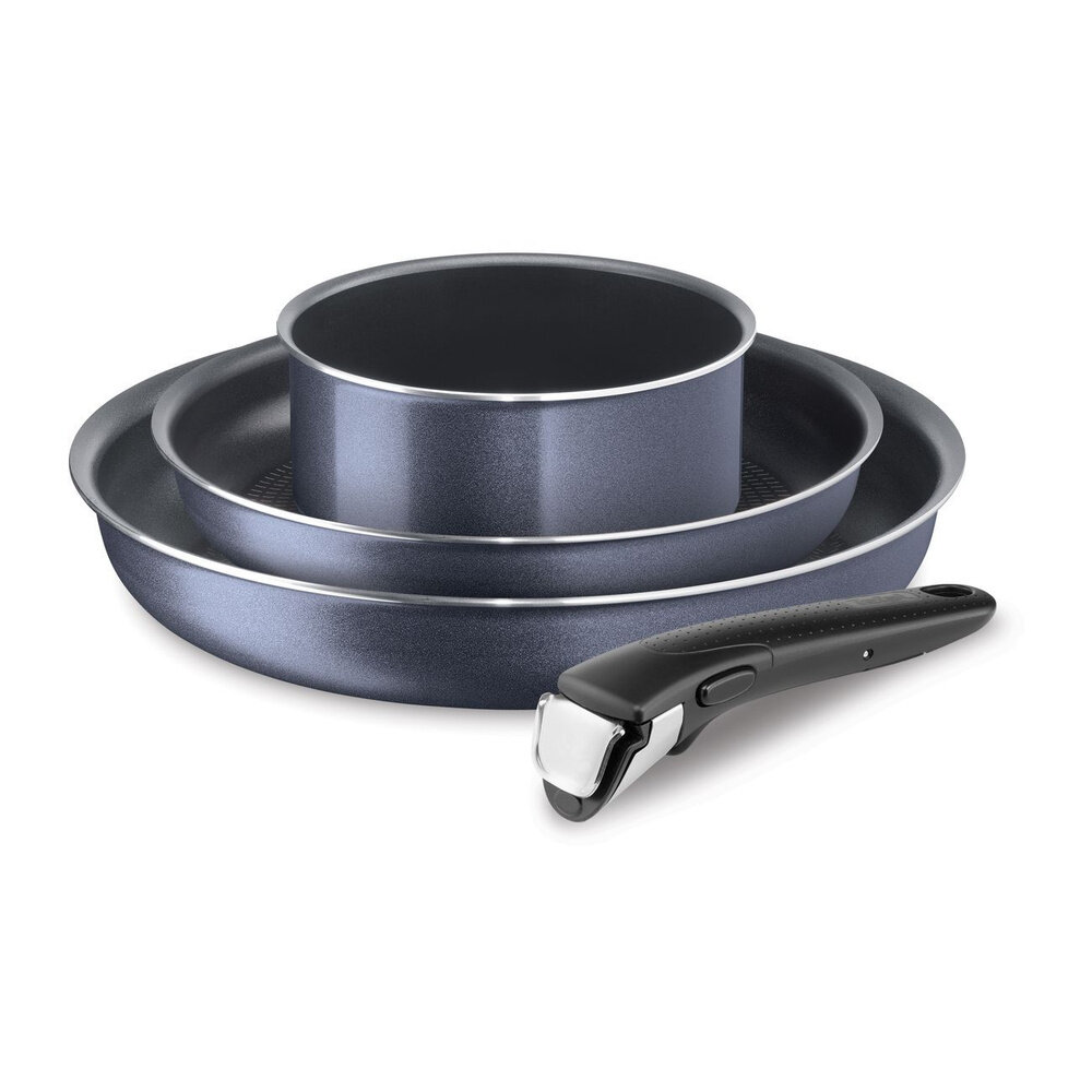 Набор посуды Tefal Ingenio Twinkle Grey 04180850 4 пр. серый 4 1.56 кг