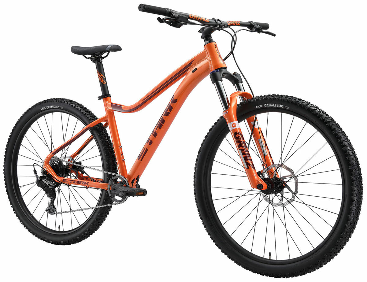 Велосипед Stark Tactic 29.4 HD, оранжевый металлик/темно-красный металлик, 16 (HQ-0014182)