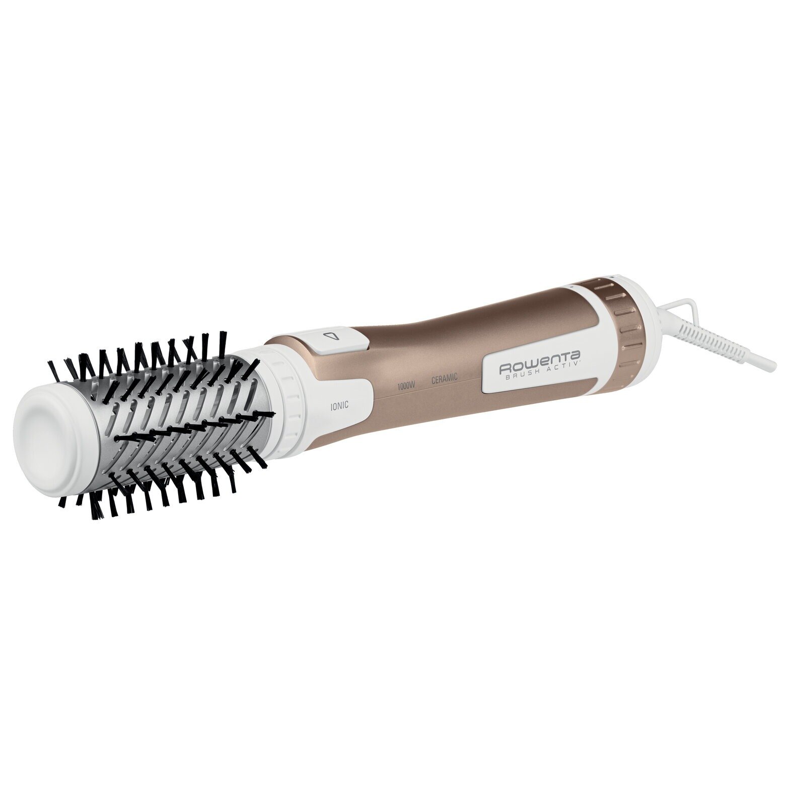Фен-щетка Rowenta Brush Activ Compact CF9520F0, белый/медный — фото 1