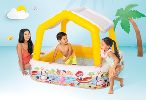 Детский бассейн с навесом Intex Sun Shade Pool 157 х 157 х 122 см