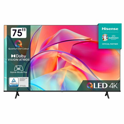 Hisense Телевизор 75E7KQ 750 4K UHD черный 10959000₽