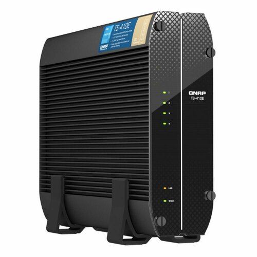 Сетевое хранилище NAS Qnap Original TS-410E-8G 4-bay настольный Celeron сетевое хранилище nas qnap ts 410e 8g