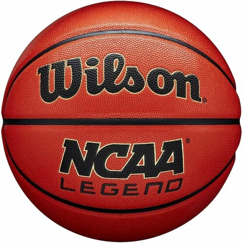 Мяч баскетбольный Wilson NCAA LEGEND, WZ2007601XB7, размер 7 баскетбольный мяч wilson ncaa highlight gold р 7