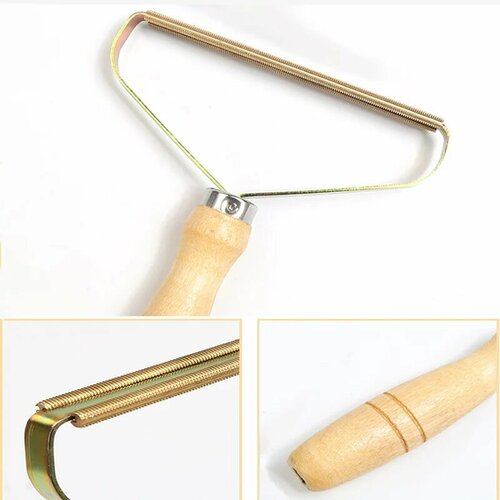 Щетка-скребок для удаления ворса катышек шерсти с одежды и ковров 499₽