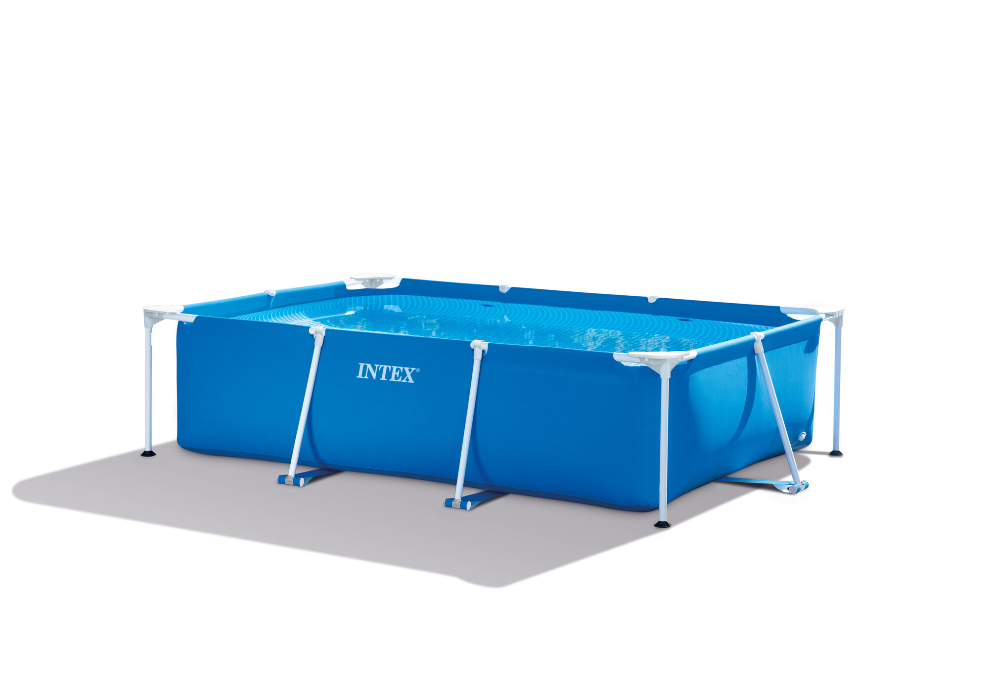 Бассейн каркасный прямоугольный 260х160х65см 2282л серии Rectangular Frame Pool, для всей семьи 28271 Intex