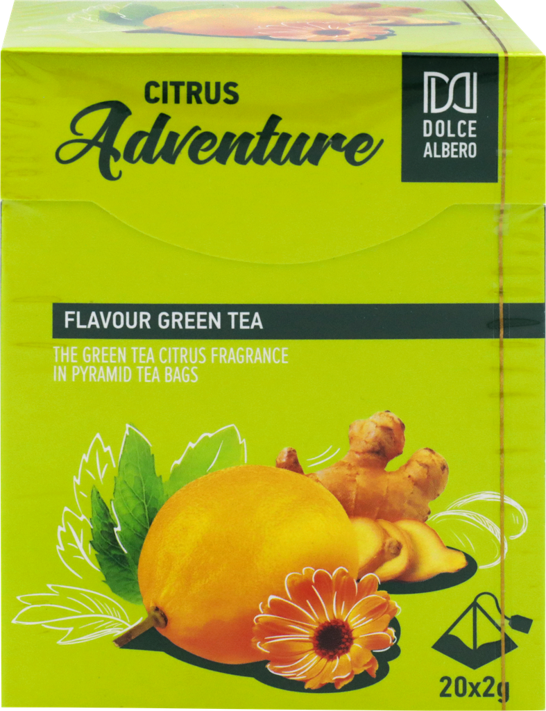 фото Чай зеленый DOLCE ALBERO Citrus Adventure, 20пир