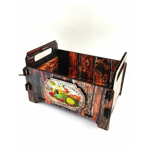 Ящик самосборный с биркой