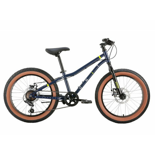 Детский велосипед Forward Unit Plus 20 D год 2024 цвет Синий-Зеленый 29429₽