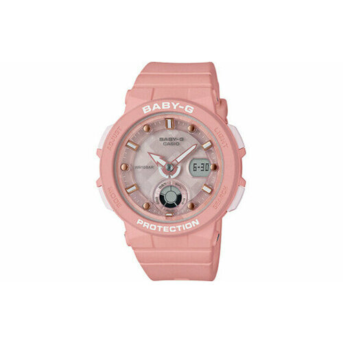 наручные часы casio baby g bga 320 9a желтый Наручные часы CASIO, коралловый