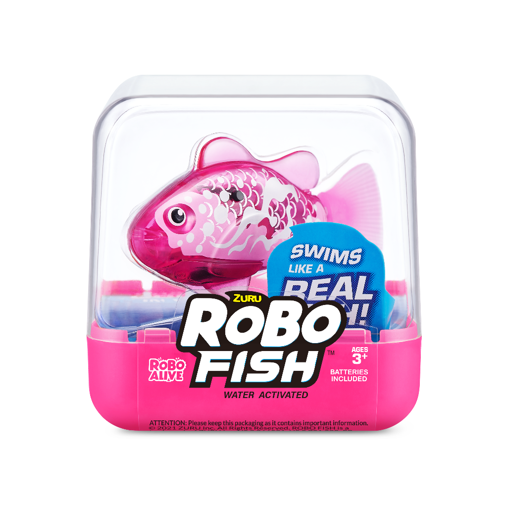 Интерактивная игрушка Zuru Игрушка-роборыбка Zuru Robo Fish Розовый 5 см / зуру