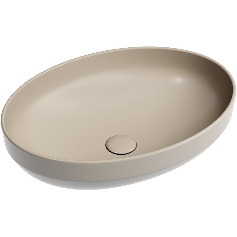 Раковина Ceramicanova Element CN6056MC накладная, 50.2x36.5 см, капучино матовая