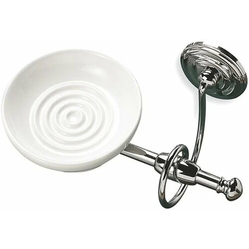 Мыльница Stil Haus Idra I09(08-BI) настенная, хром/белый