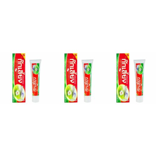 Зубная паста Kokliang на натуральных травах, Herbal Toothpaste, 100 гр, 3 шт kokliang зубная паста коклианг 100 г