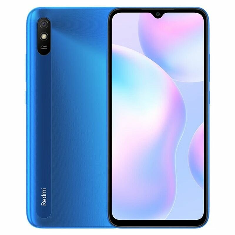 Смартфон Xiaomi Redmi 9 A, 4 GB/64 GB, синий Мощный восьмиядерный процессор Mach 5000