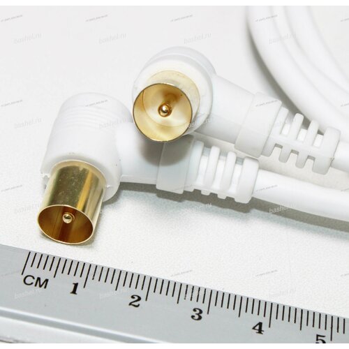 В/шнур ВЧ шт. TV-шт. TV (шт. угловой) 1,5 м REXANT электротовар