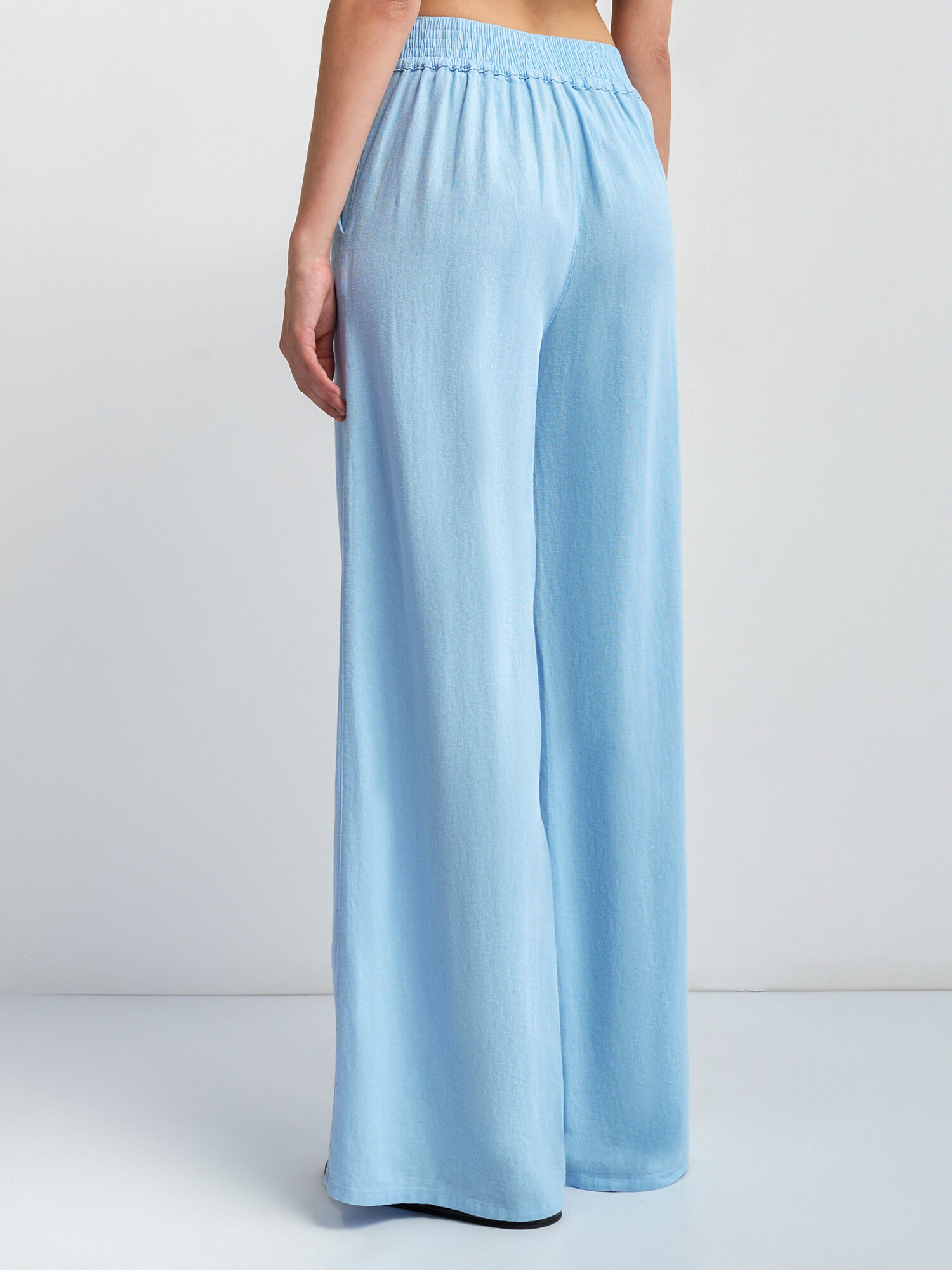 Брюки палаццо Vittoria Vicci, размер M, небесно-голубой — фото 1