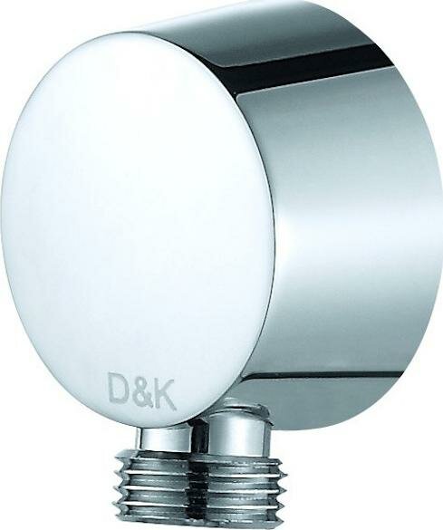 Шланговое подключение D&K DC1004894, хром