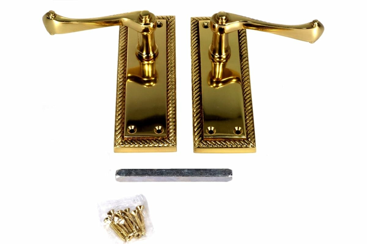 фото Левша Комплект Ручек (коллекция) L.Baskerville Georgian cyl 150mm LB-624 золото У2-1409. З