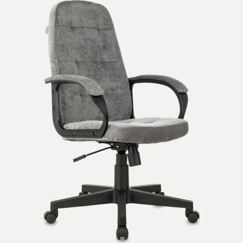 Изображение товара Кресло руководителя Бюрократ CH 002 Fabric серый Light-19 крестов. пластик