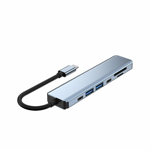 USB-концентратор 7в1 Type-C док-станция 1300₽