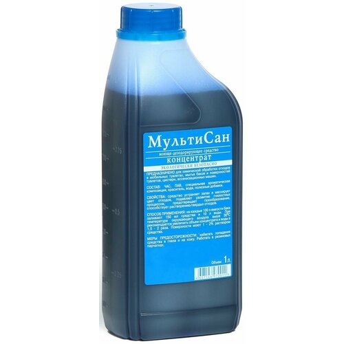 Жидкость для биотуалета универсальная Мультисан концентрат 1 л 876₽