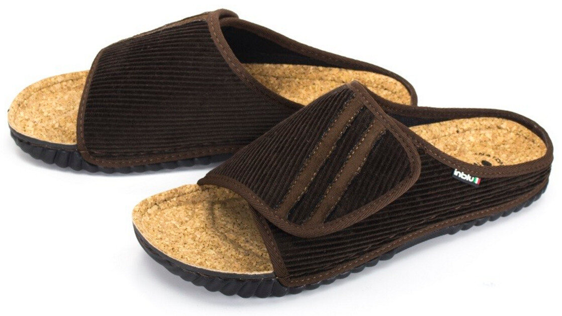 Тапочки Inblu, размер 42, коричневый — фото 1