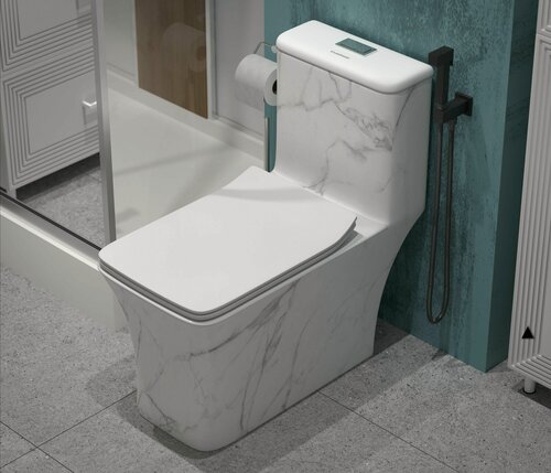 Изображение товара Унитаз-моноблок EVA GOLD SM9615 Мрамор