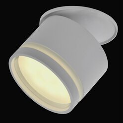 Светильник IEK 4033, встраиваемый поворотный, GX53, белый, металл, 15Вт, IP20, настенно-потолочный