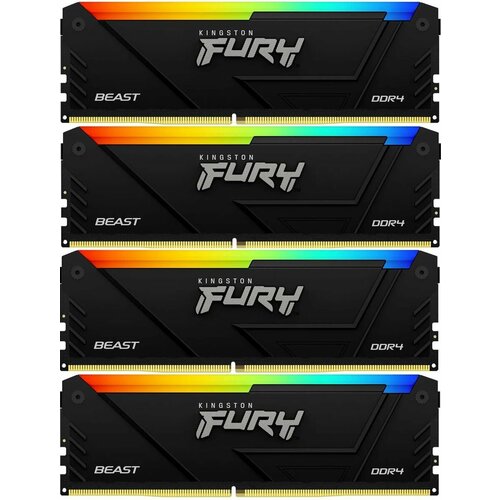 Оперативная память Kingston Fury Beast KF436C17BB2AK432 DDR4 - 4x 8ГБ 3600МГц DIMM Ret 1854200₽