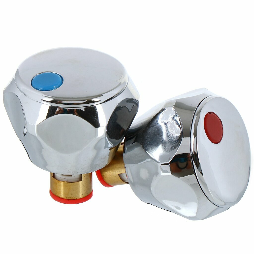 Маховик с кран-буксой керамика 1/2 ' в комплекте 2 шт индивидуальная упаковка ComfortFactor Мария 70125-10