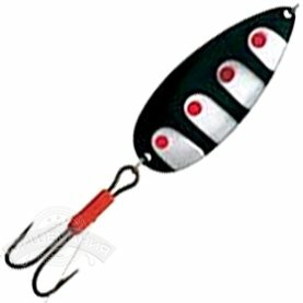 Блесна колеблющаяся Kuusamo Hauki 80/22 (незацепляйка) BL/R/S-S