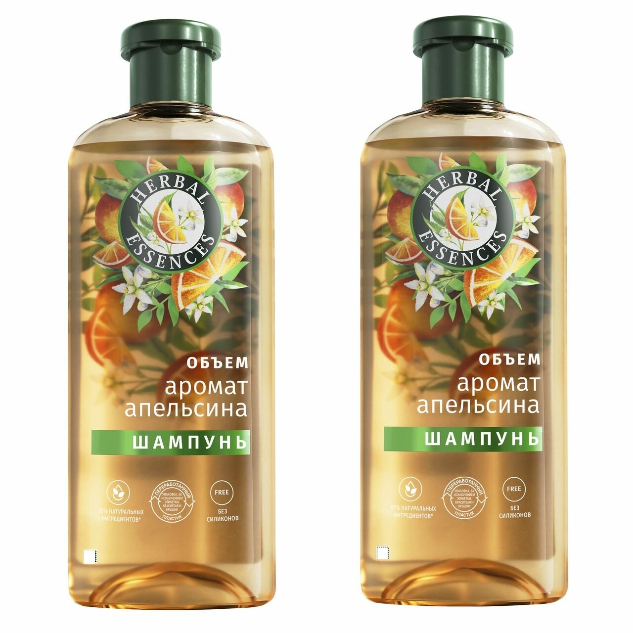 Herbal Essences Шампунь Аромат апельсина, 350 мл, 2 шт